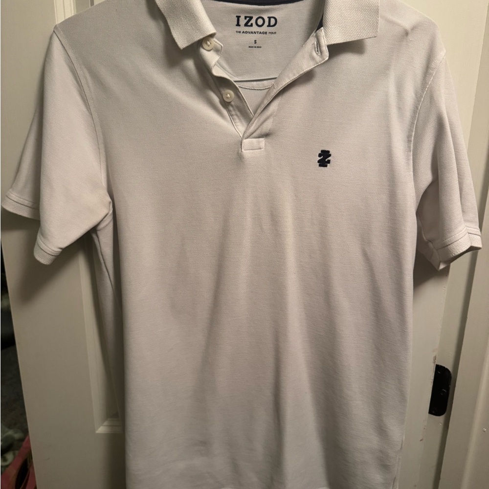 Izod Men's Classic White Polo Shirt